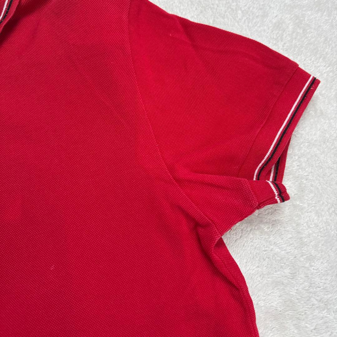 ディオールオム　ポロシャツ　レッド　XSサイズ