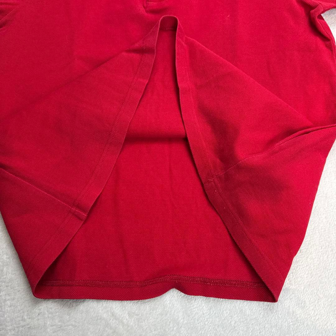 ディオールオム　ポロシャツ　レッド　XSサイズ