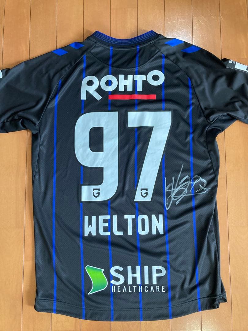ウェルトン選手サイン入り 2024年ガンバ大阪オーセンティックユニフォーム97番