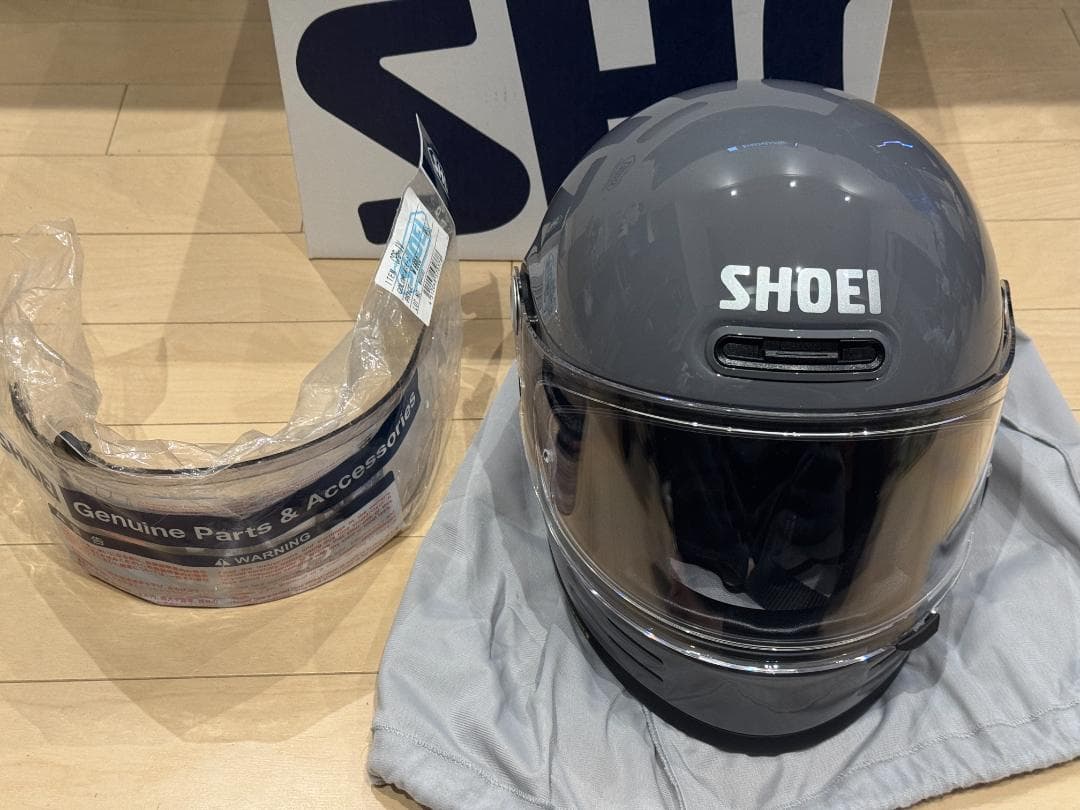SHOEI グラムスター L バサルトグレー 交換シールド付