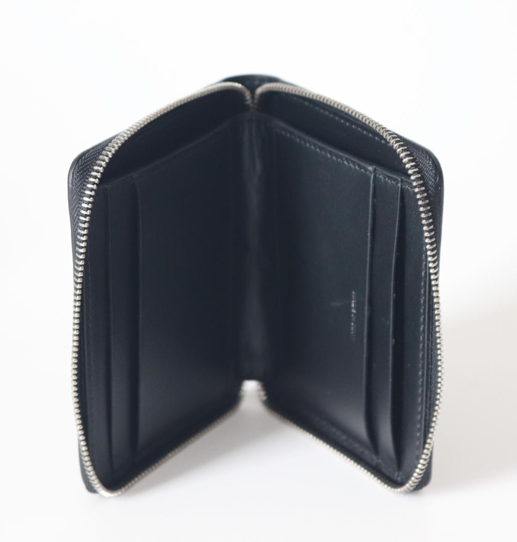 新品箱付き【ポールスミス】イタリア製 ラウンド二つ折り財布 黒 プレゼント最適