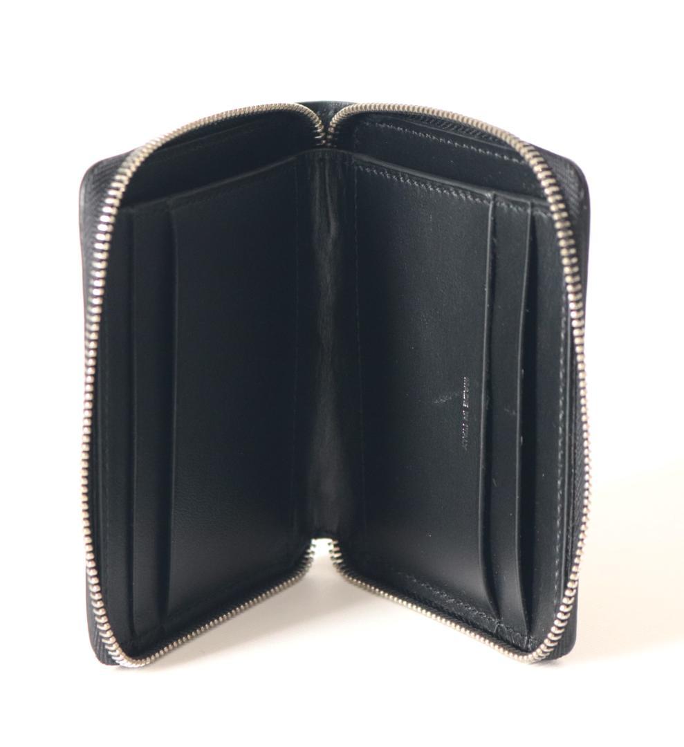 新品箱付き【ポールスミス】イタリア製 ラウンド二つ折り財布 黒 プレゼント最適