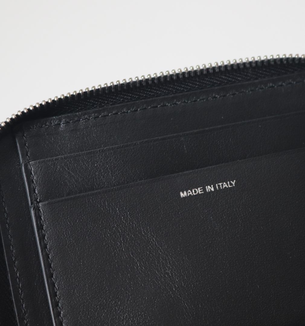 新品箱付き【ポールスミス】イタリア製 ラウンド二つ折り財布 黒 プレゼント最適