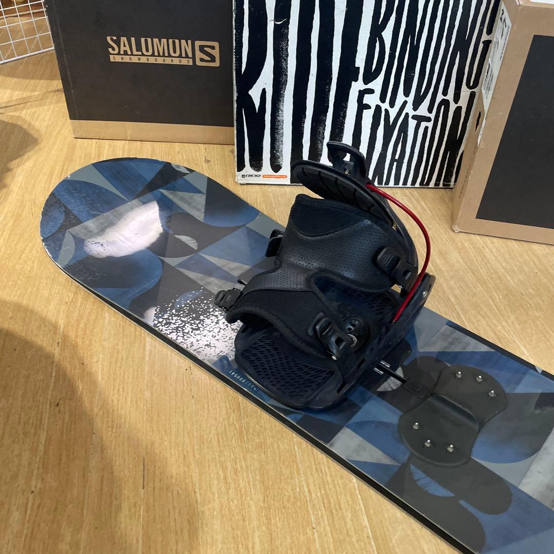 BURTON×FLOW　クラッシュ　バートンスノーボードセット　バインディング付