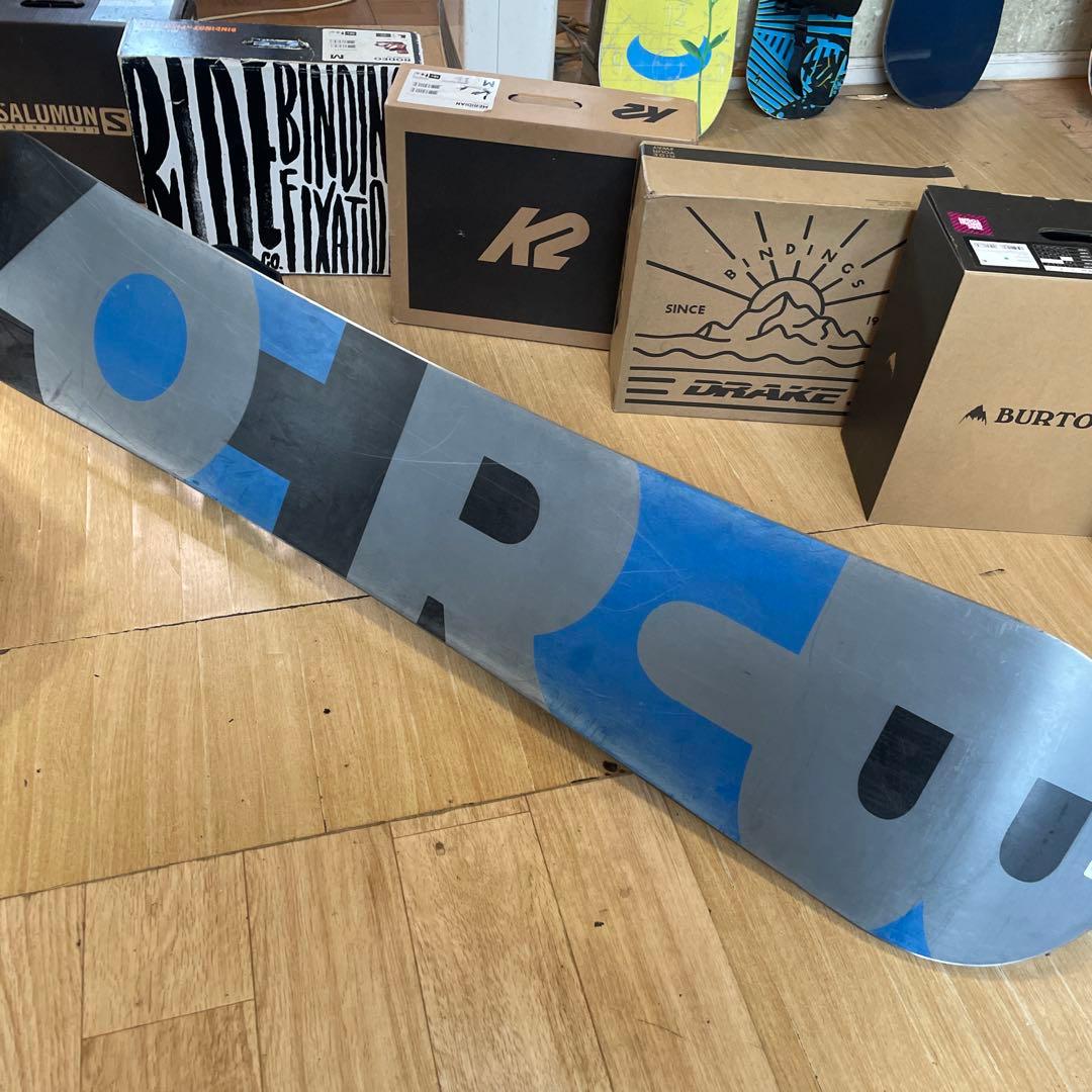 BURTON×FLOW　クラッシュ　バートンスノーボードセット　バインディング付
