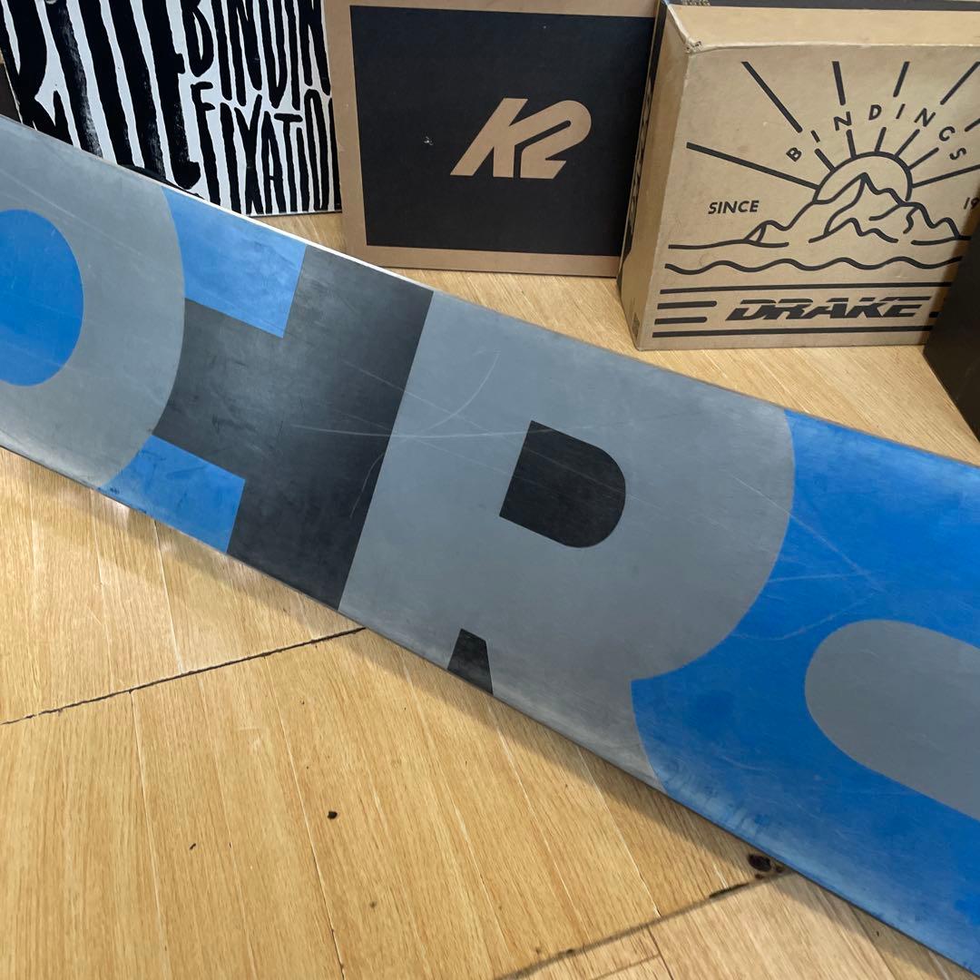 BURTON×FLOW　クラッシュ　バートンスノーボードセット　バインディング付