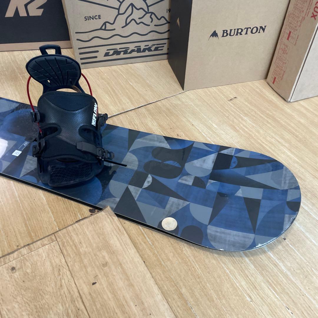BURTON×FLOW　クラッシュ　バートンスノーボードセット　バインディング付