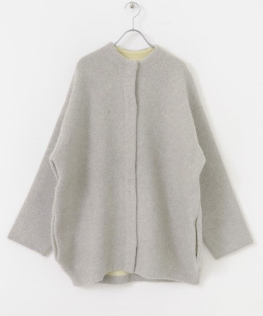 ELENDEEK CN RACCOON MIX カーディガン グレー 02
