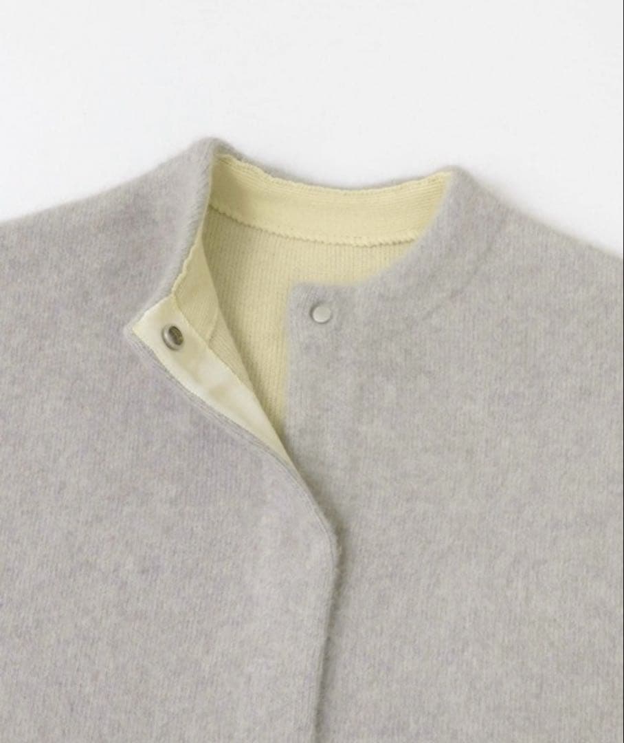 ELENDEEK CN RACCOON MIX カーディガン グレー 02