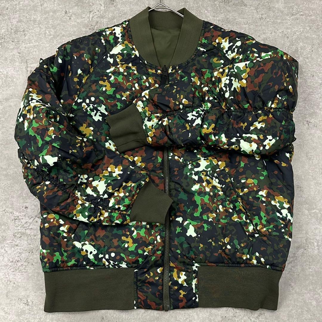 【美品】NIKE MA-1 ボンバージャケット リバーシブル　L　迷彩　カモ