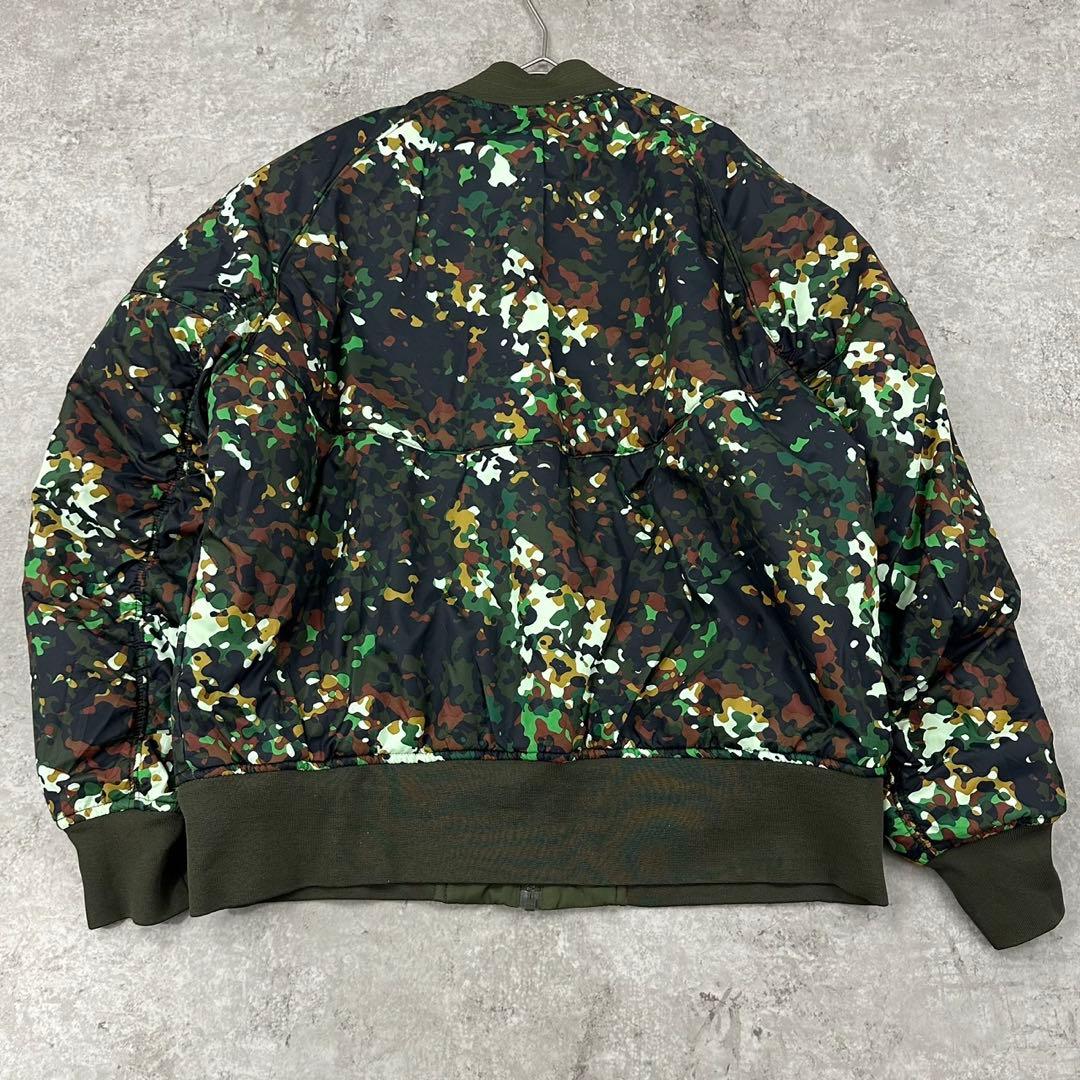 【美品】NIKE MA-1 ボンバージャケット リバーシブル　L　迷彩　カモ