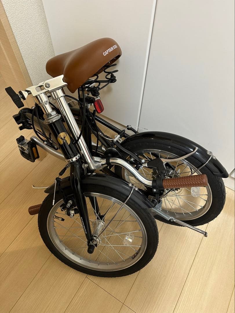 CAPTAINSTAG 折りたたみ　6速　純正ペダルとサドルは未使用