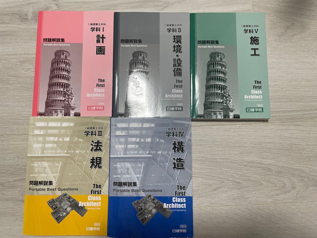 一級建築士問題集&過去問 2025年