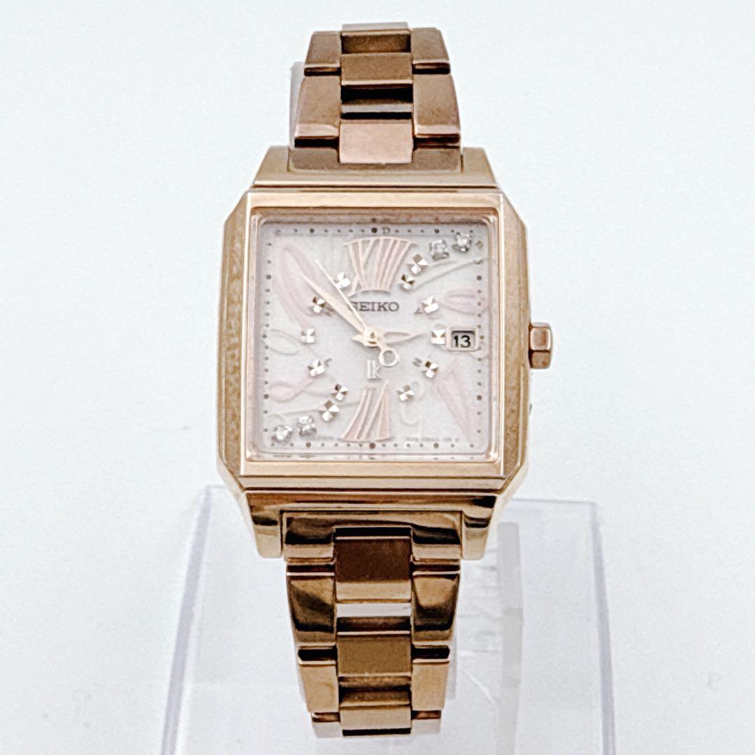 限定品/コマ付✨ SEIKO ルキア 1B22-0AL0 電波ソーラー デイト