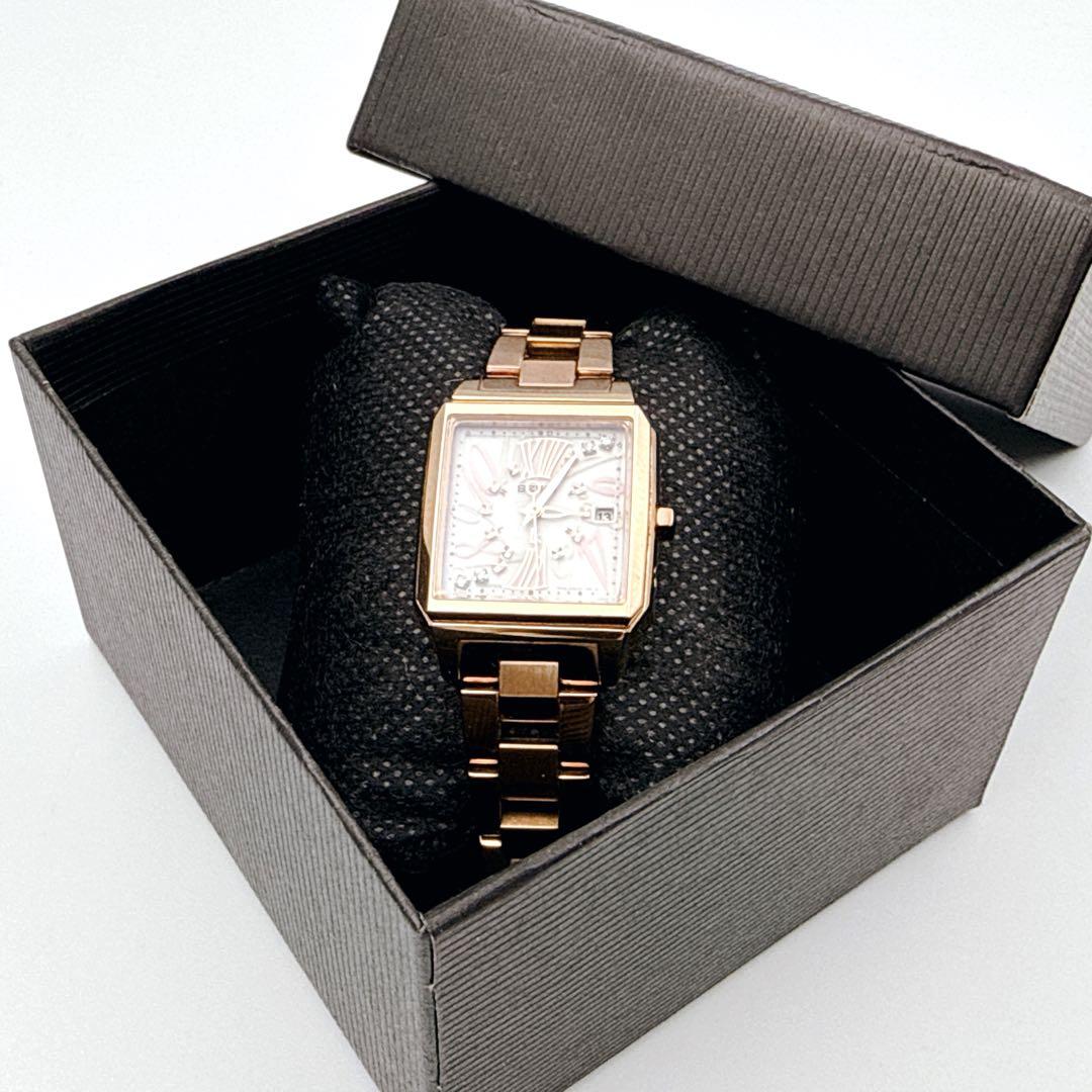 限定品/コマ付✨ SEIKO ルキア 1B22-0AL0 電波ソーラー デイト