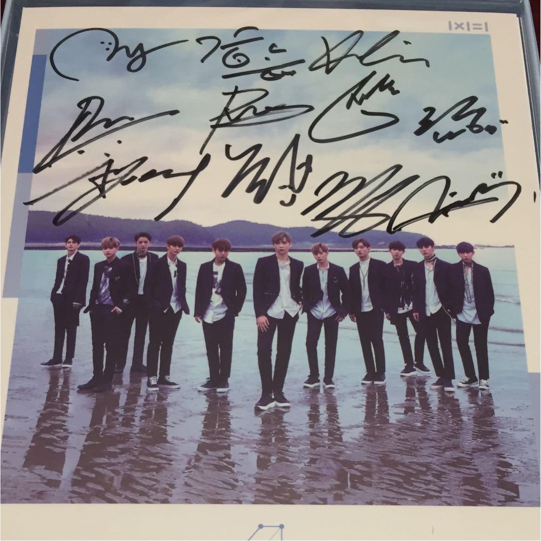 WANNA-ONE 直筆サイン