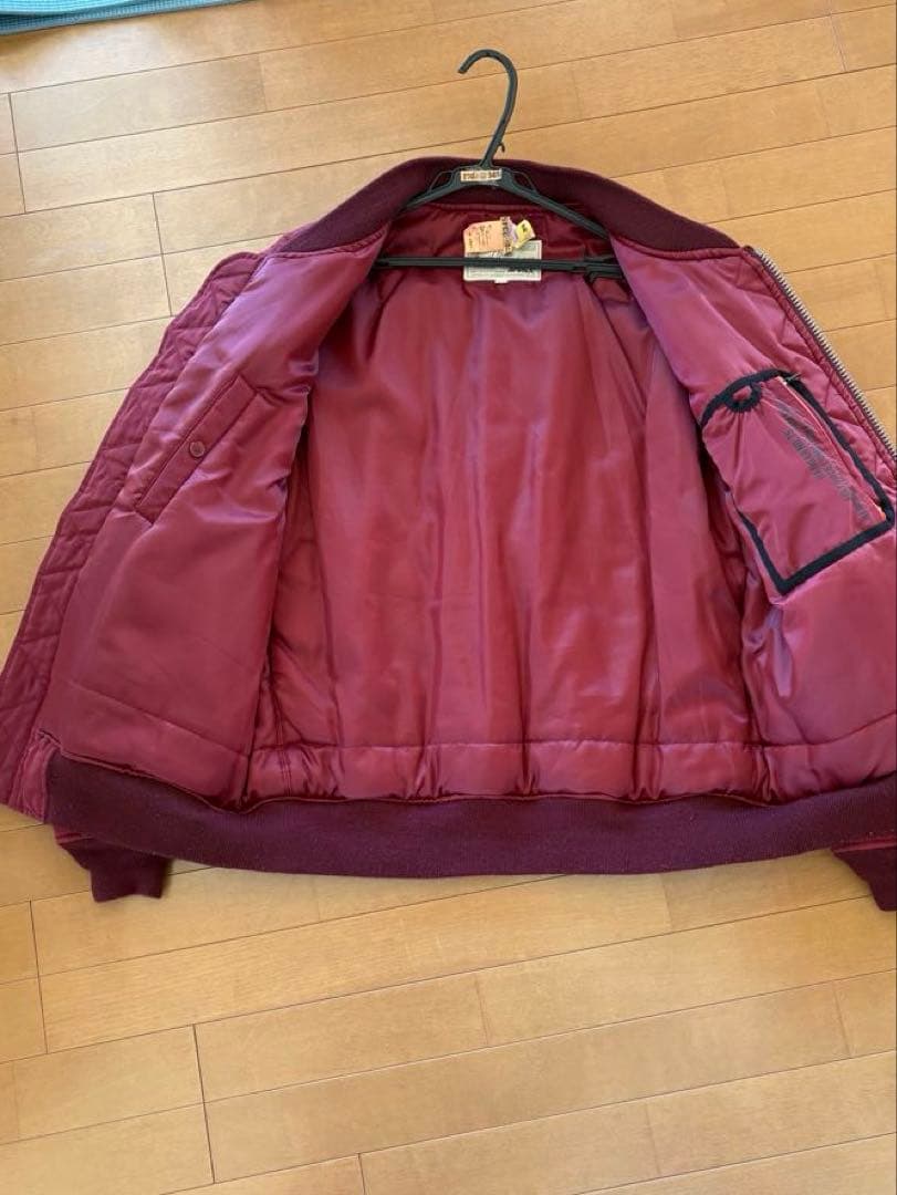 ケ*ウ様 AVIREX MA-1 フライトジャケット 2XLバーガンディ