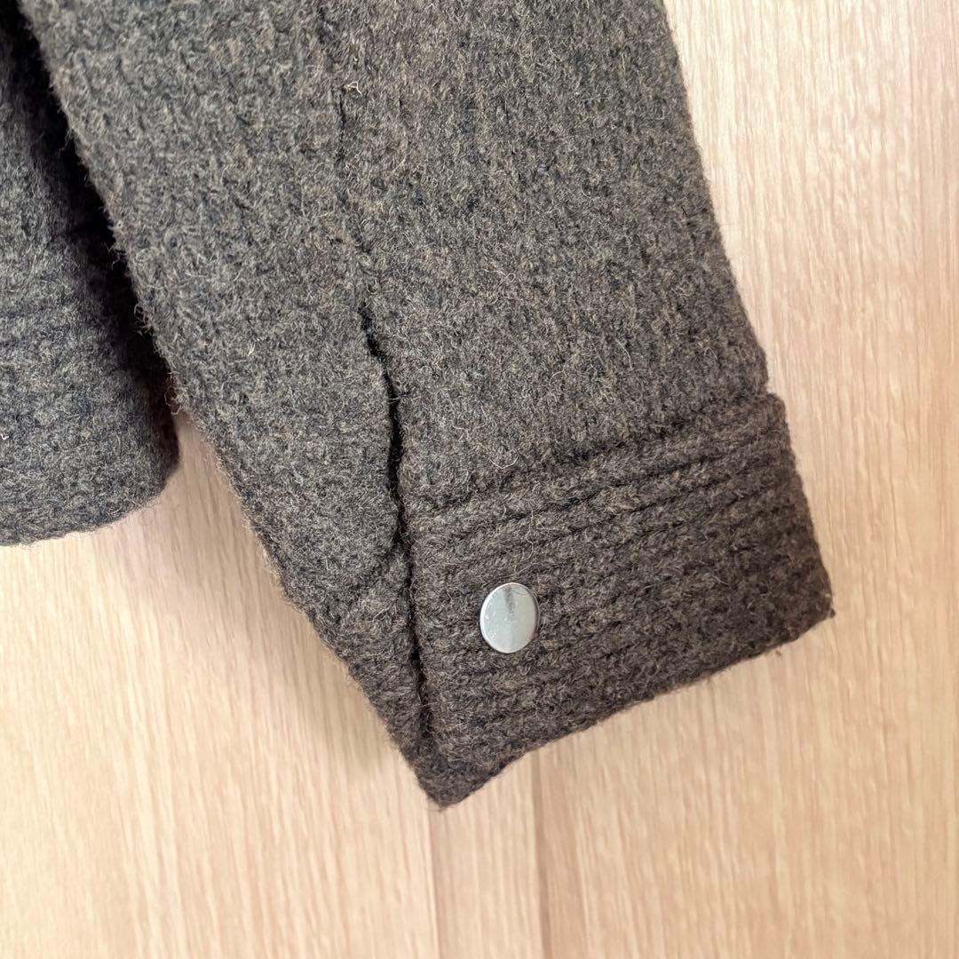 NKNIT ニットブルゾンジャケット　ブラウン　サイズ2