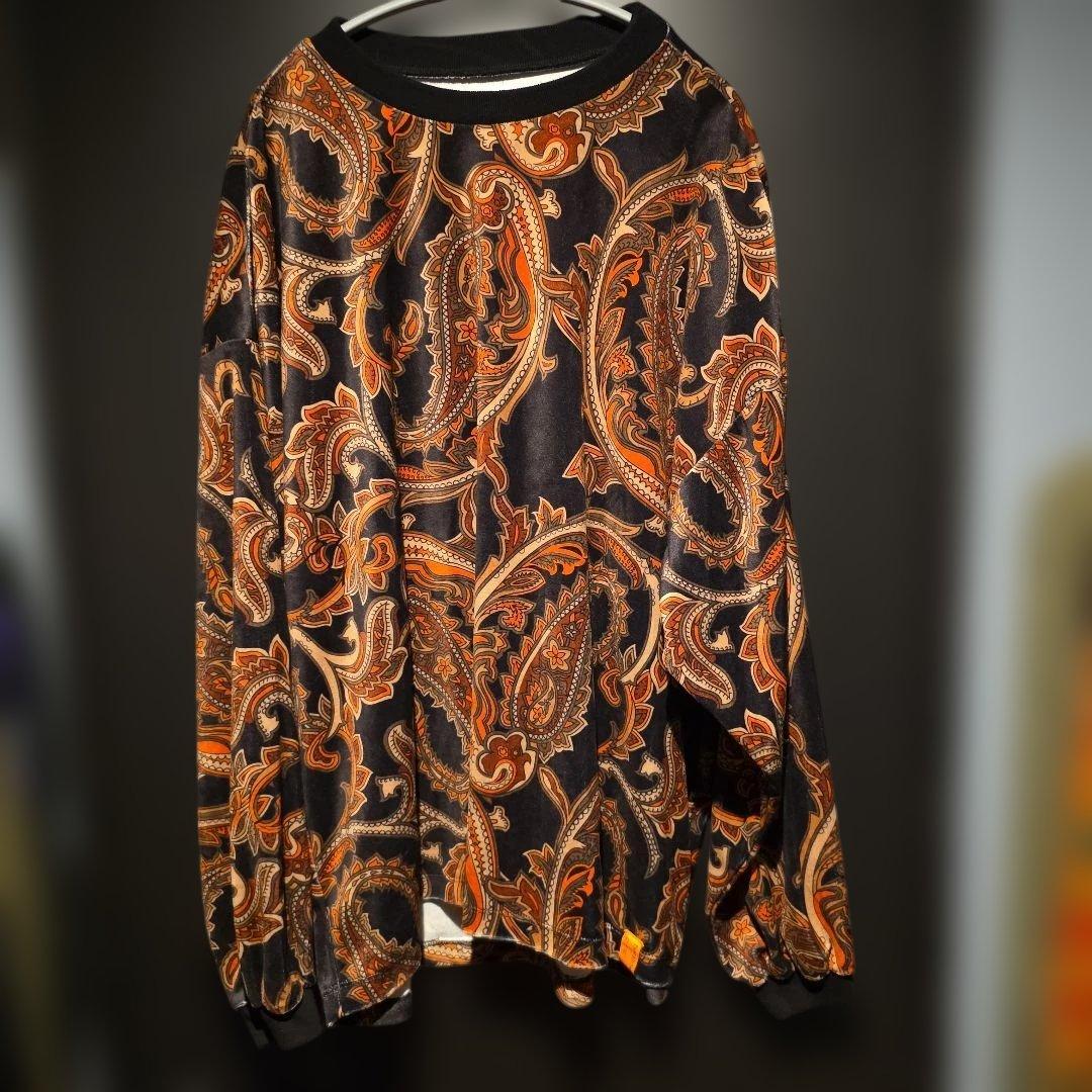 トップス Tightboorh PAISLEY VELOR LONG SLEEVE