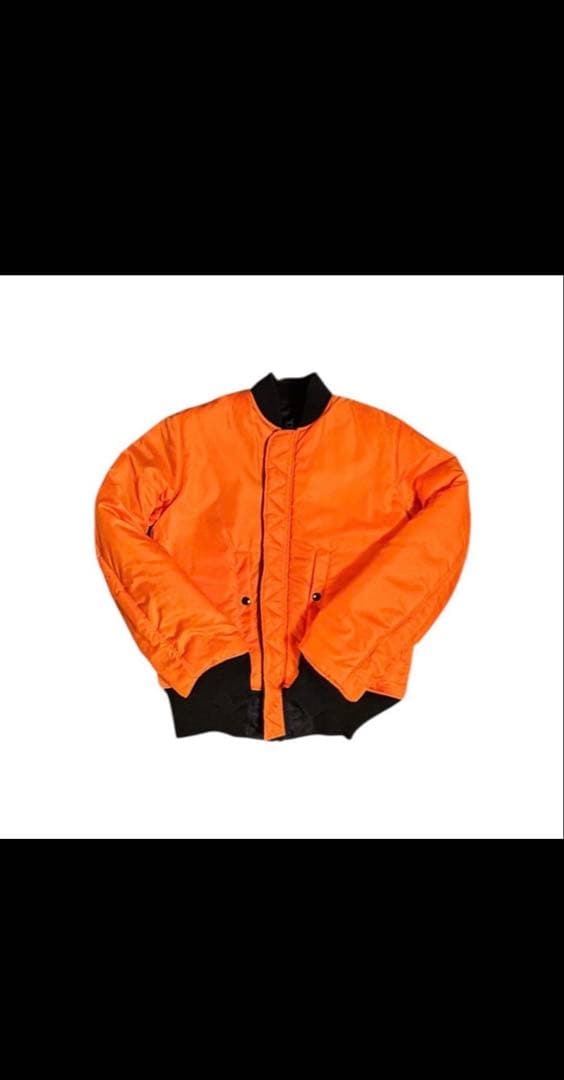 美品Alpha Industries MA-1 フライトジャケット ブラック