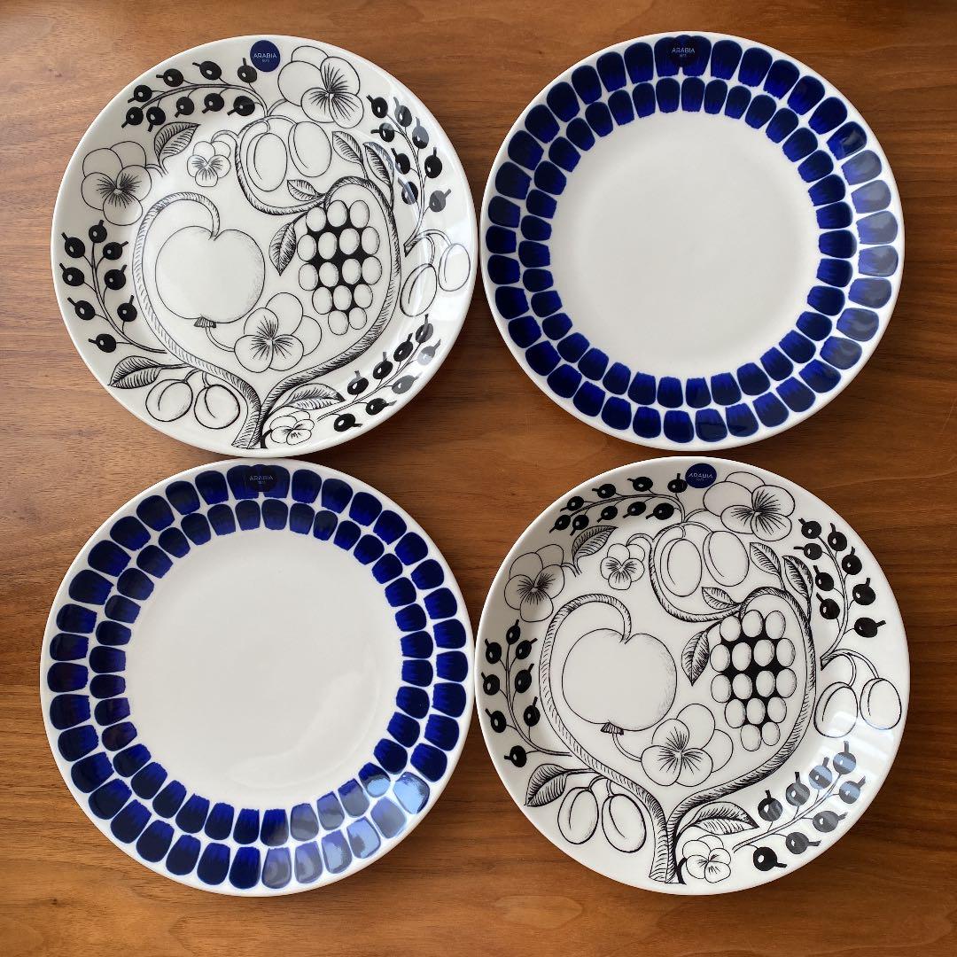 【新品】ARABIA トゥオキオ 20㎝ ブラック パラティッシ21㎝