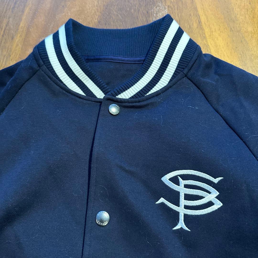 SOPH NET ネイビー スタジャン