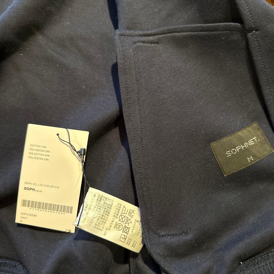 SOPH NET ネイビー スタジャン