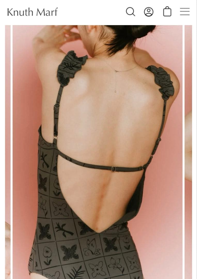 Knuth Marf 蝶柄ワンピース水着