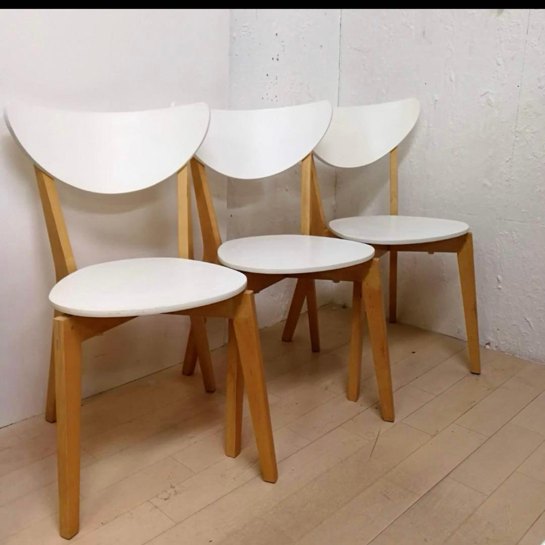 IKEA ダイニングチェア NORDMYRA ノールドミーラ 3脚セット