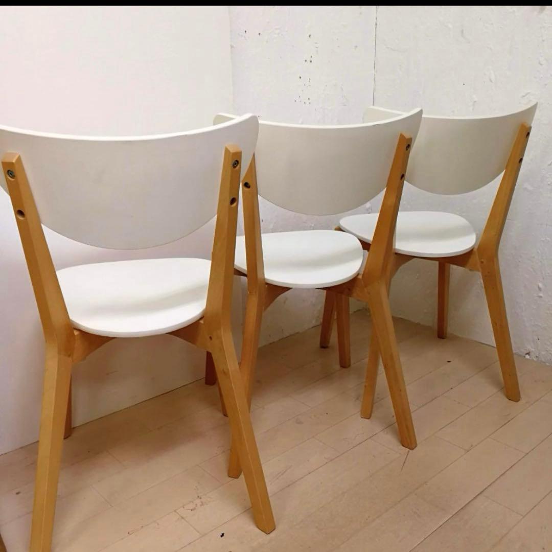 IKEA ダイニングチェア NORDMYRA ノールドミーラ 3脚セット