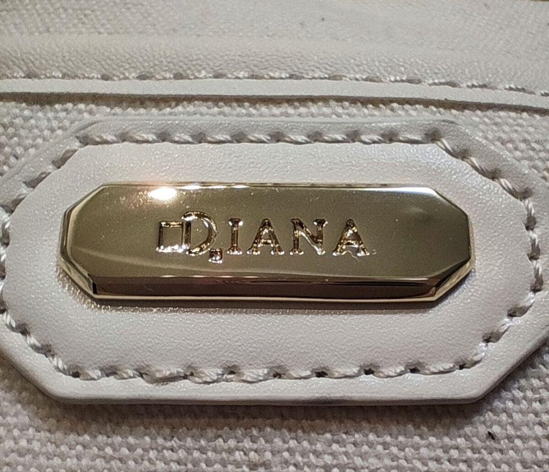 ダイアナ　ワイドメッシュバック　2wey 　インナーバッグ付き　チャーム付き