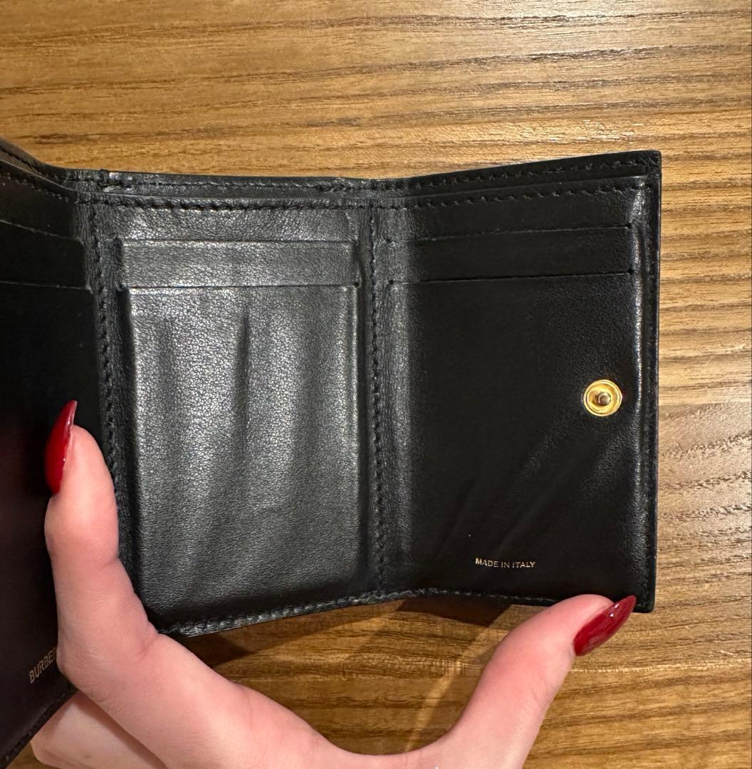 【正規品】Burberry 2点セット ロゴショルダーハンドバッグ＋三つ折り財布