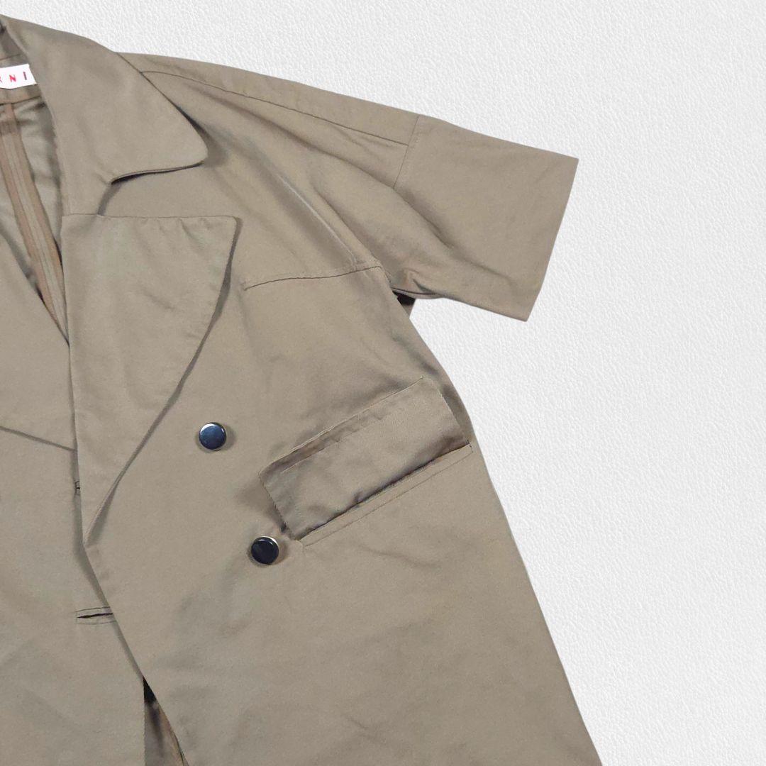 ジャケット・アウター MARNI Brown Cocoon Spring Coat