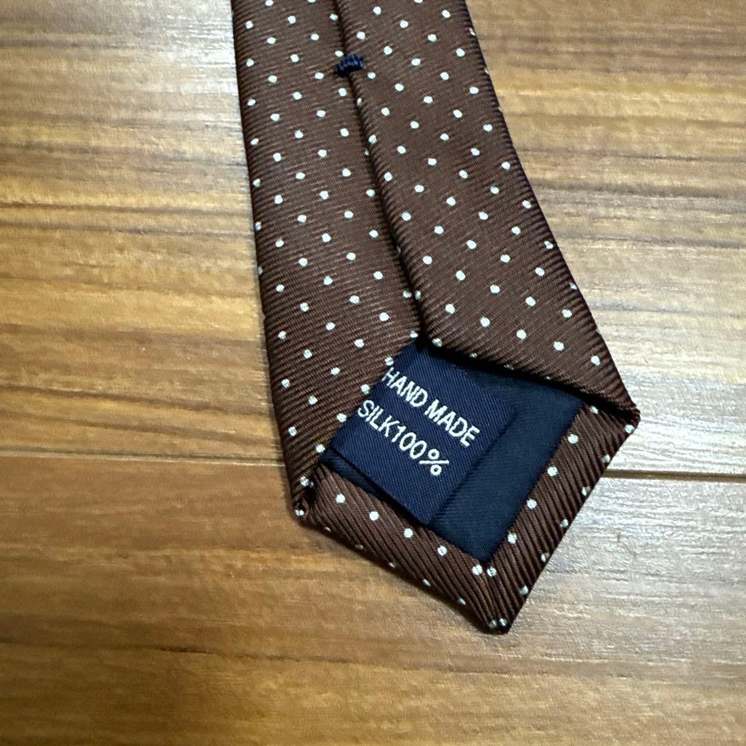 JOHN COMFORT／50オンスロイヤルツイル／ピンドットブラウン