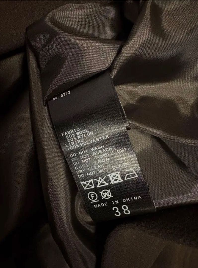 即日発送可！38【新品】S160スタンドカラーショートコート スピック＆スパン