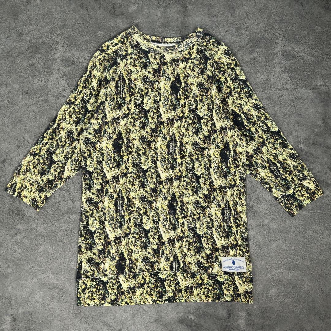 nitraid ラグラン real weed柄 サーマル Tシャツ ナイトレイド