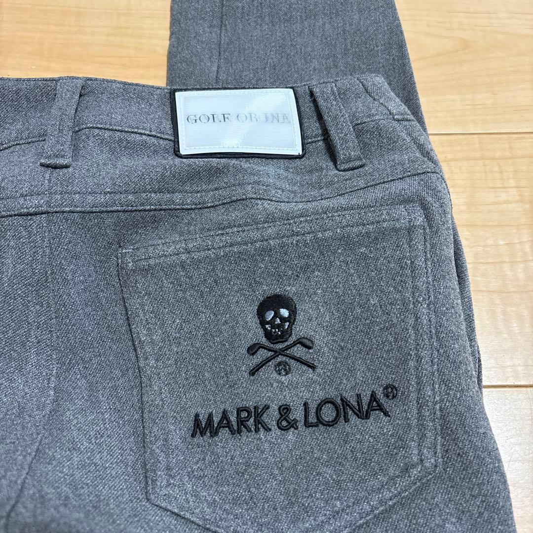 MARK&LONA マークアンドロナ ゴルフパンツ グレー 36 日本製