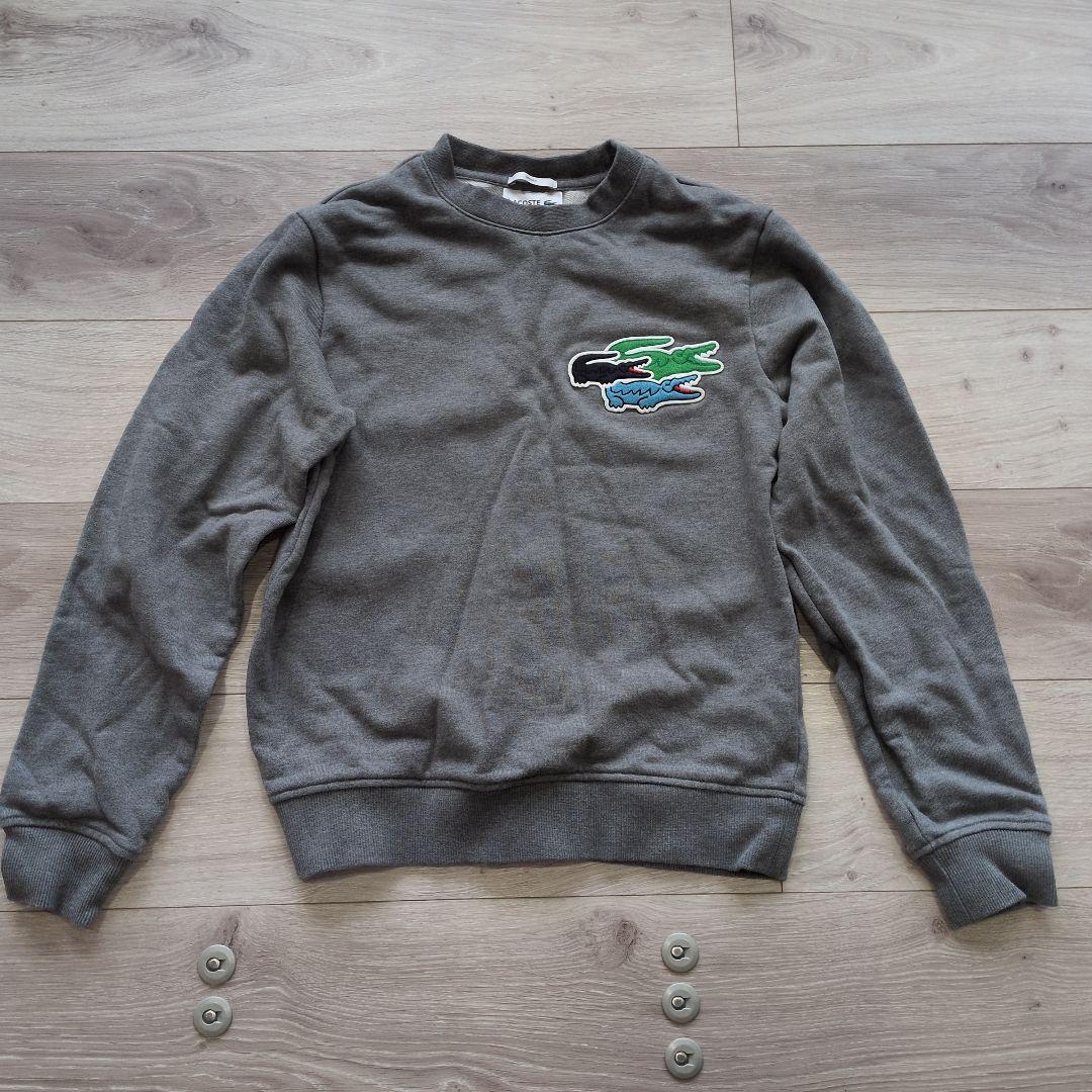 ラコステ BIG ロゴ トレーナー　スウェット　ユニセックス　XS　☆美品☆