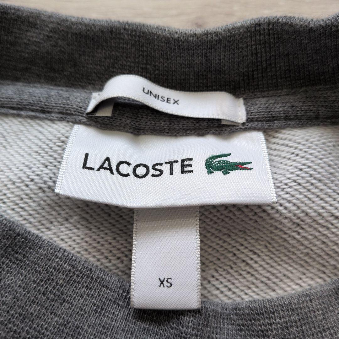 ラコステ BIG ロゴ トレーナー　スウェット　ユニセックス　XS　☆美品☆