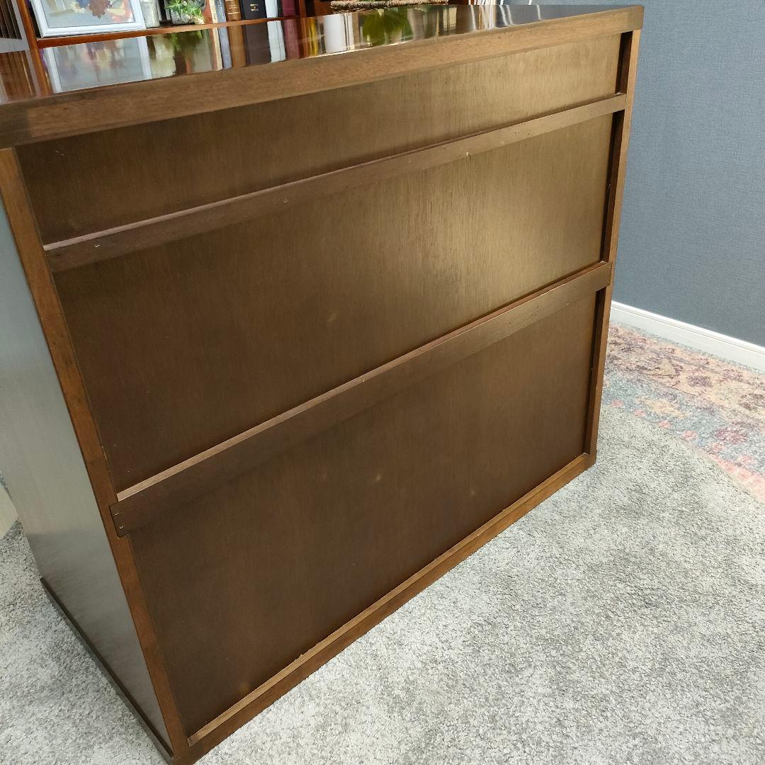 高級 木製チェスト ブラウン モダン