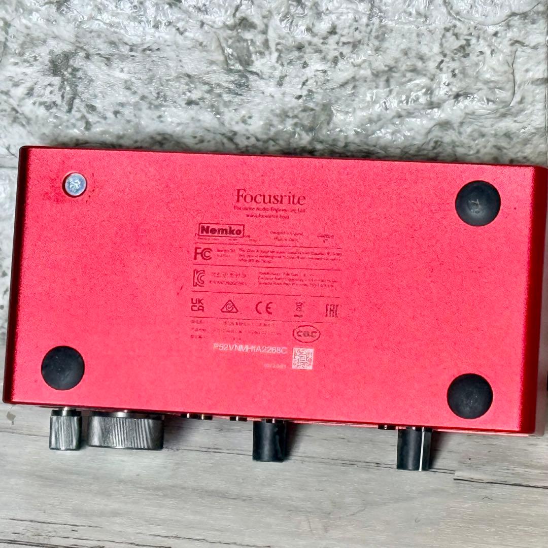 DTM・DAW Focusrite Scarlett 2i2 3rd gen