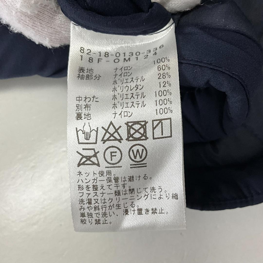 BEAMS GOLF ロゴ刺繍 中綿ブルゾン ネイビー XL