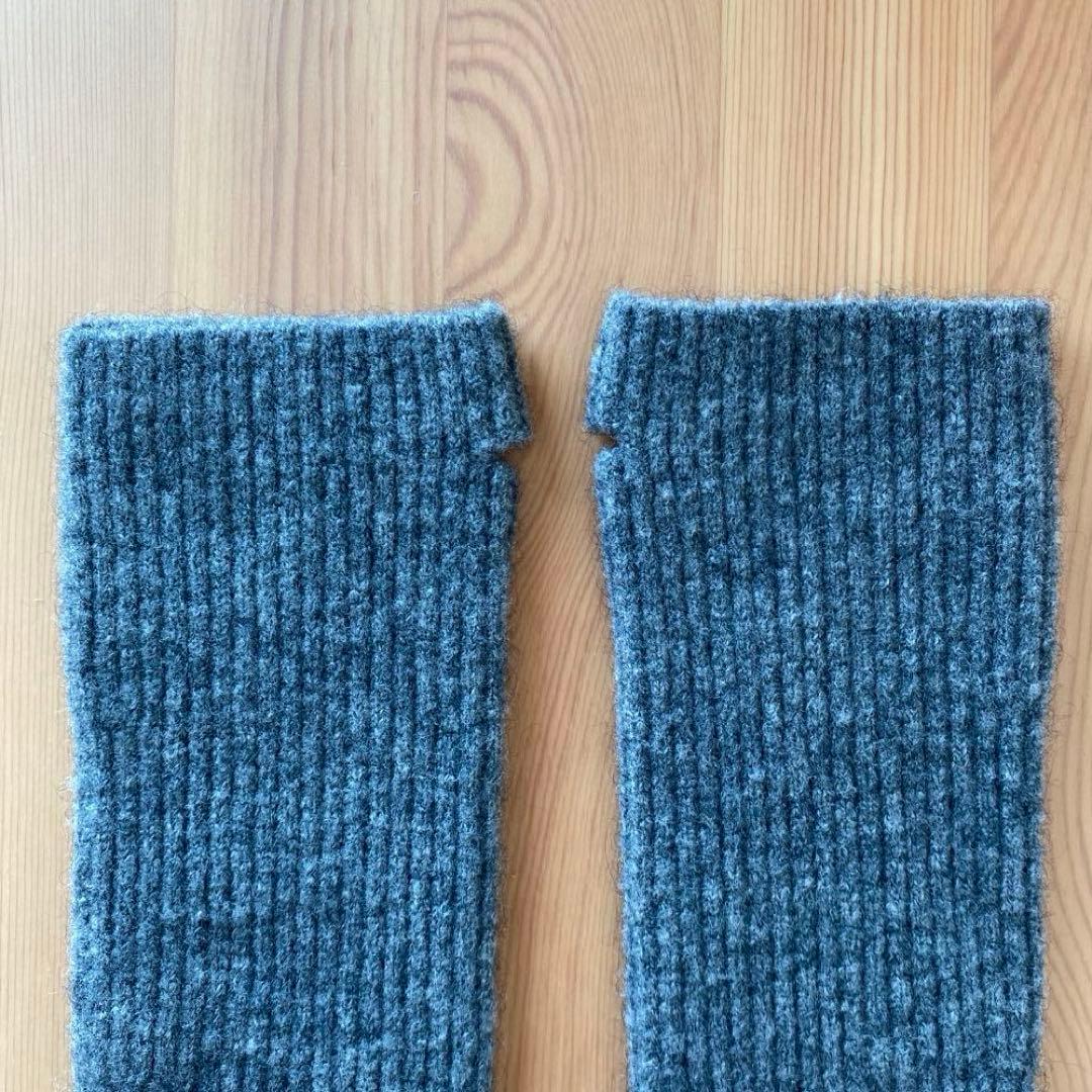 【theory】　カシミア グローブ　グレー　サイズフリー