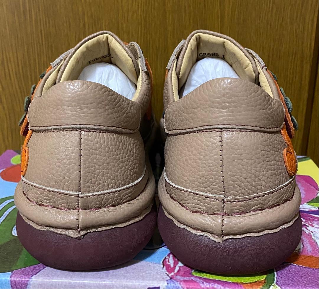 未使用estacion エスタシオン　お花モチーフシューズ