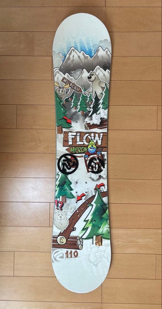 FLOW MICRONスノーボード 110cm キッズ ジュニア 子供