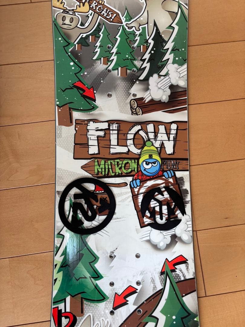 FLOW MICRONスノーボード 110cm キッズ ジュニア 子供