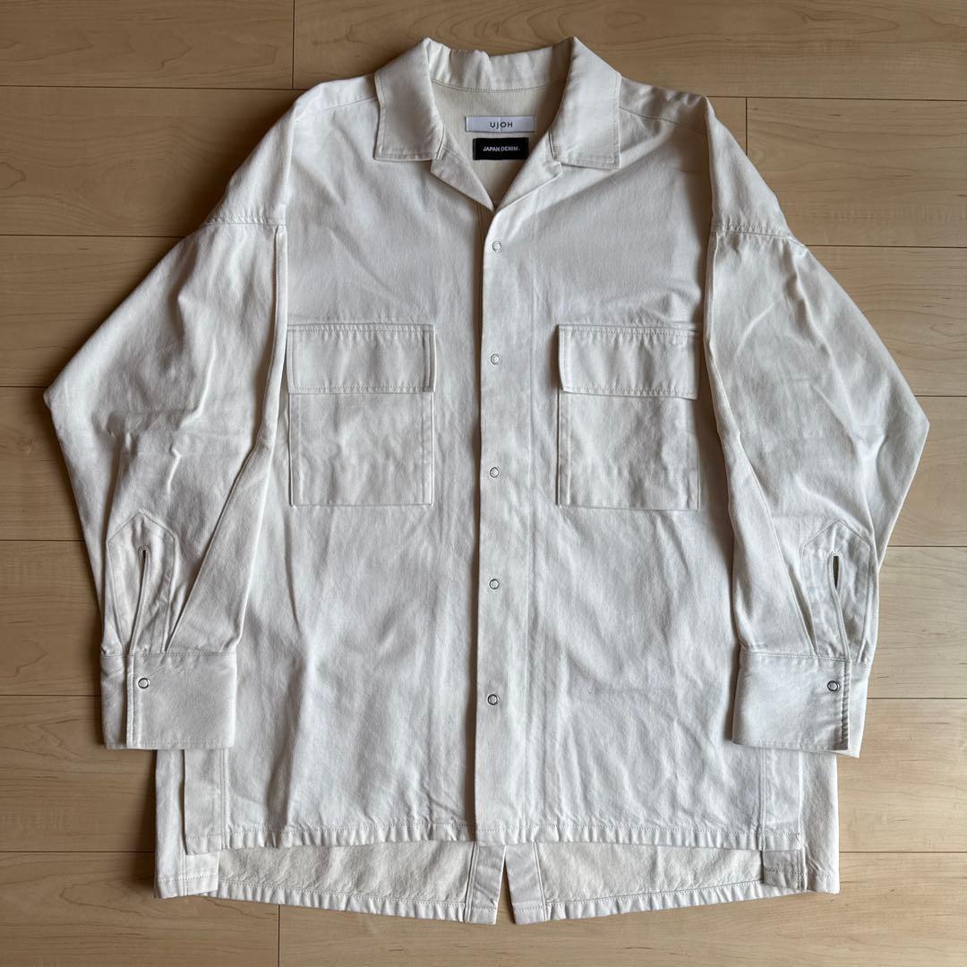 UJOH × JAPAN DENIM OPEN COLLAR BLOUSON