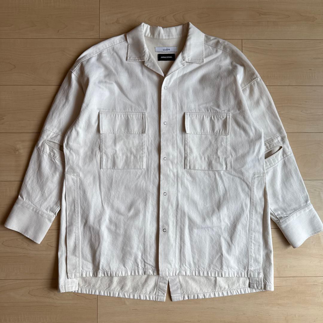 UJOH × JAPAN DENIM OPEN COLLAR BLOUSON