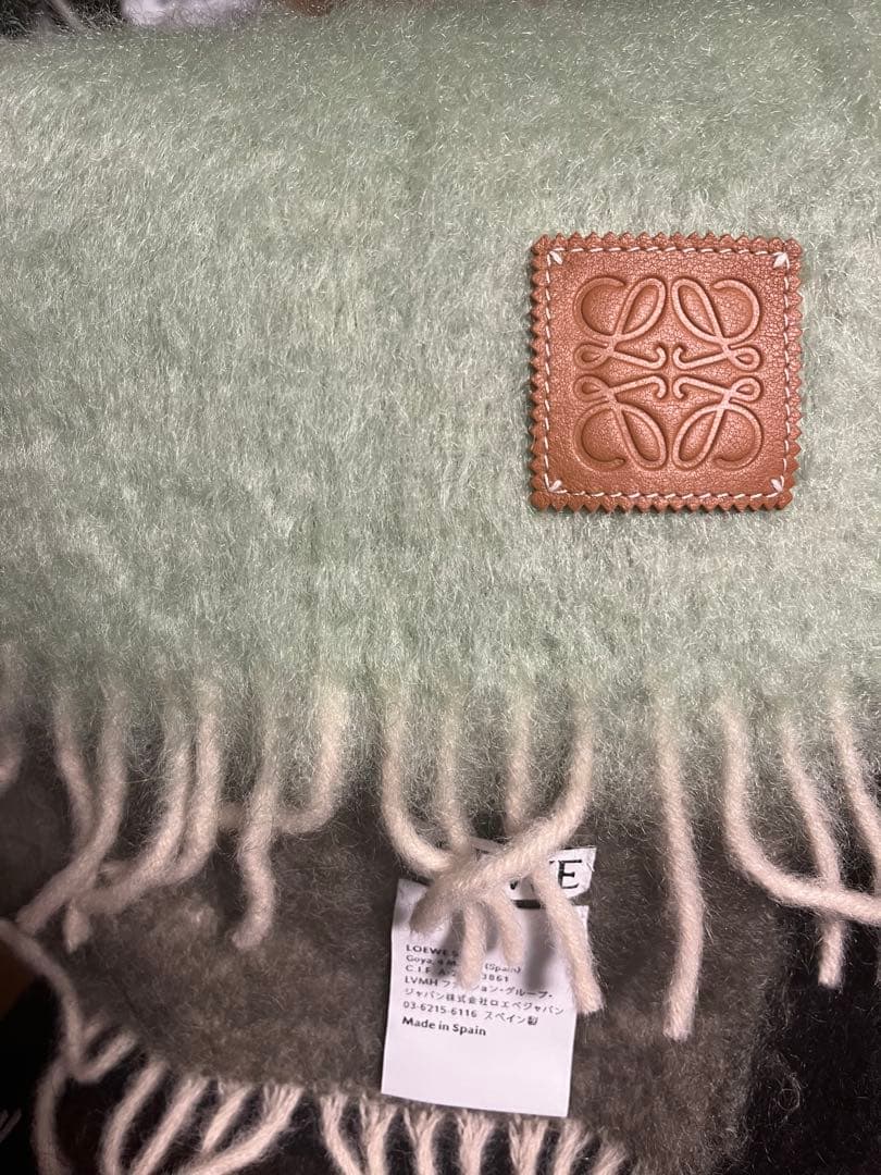 LOEWE マルチカラーフリンジマフラー