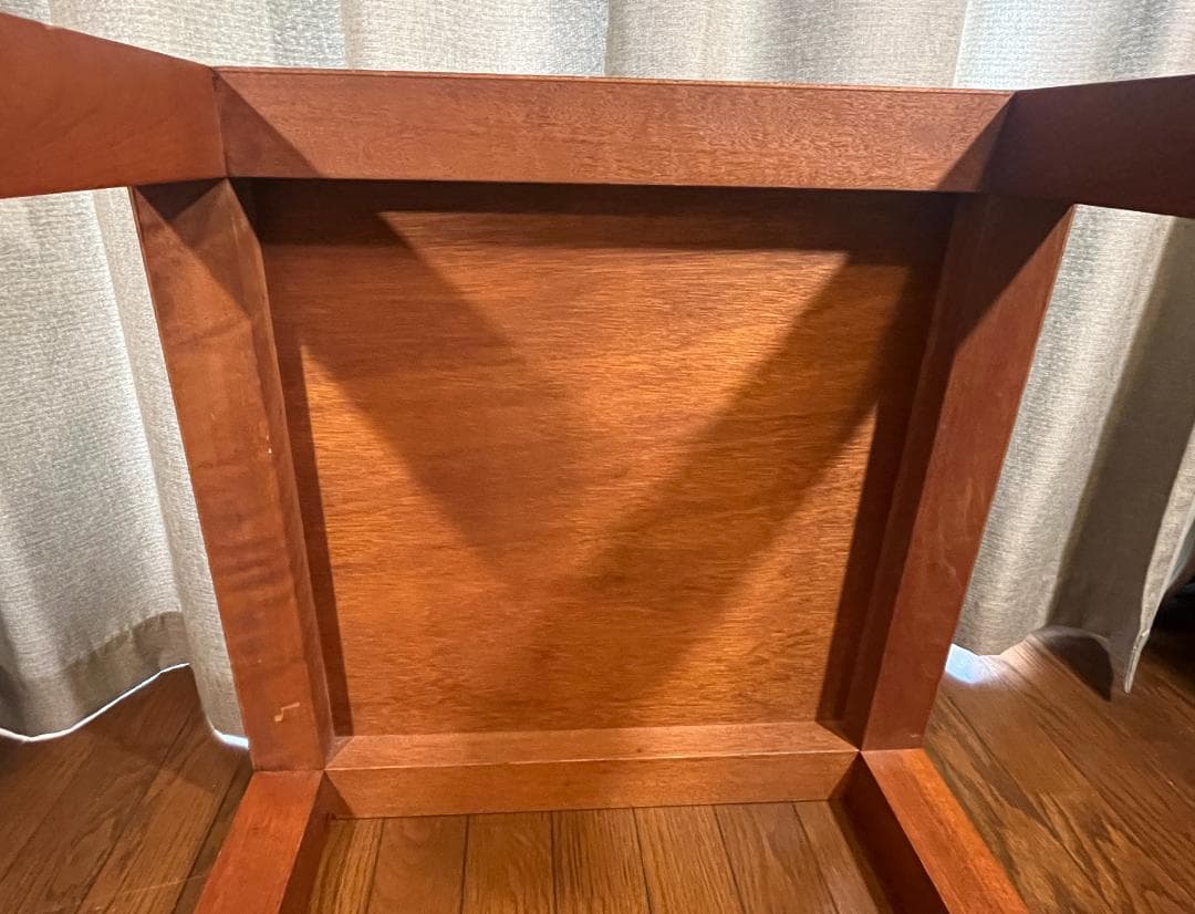 ビンテージ チーク材 真鍮 ローテーブル コーヒーテーブル 木製 ウッド